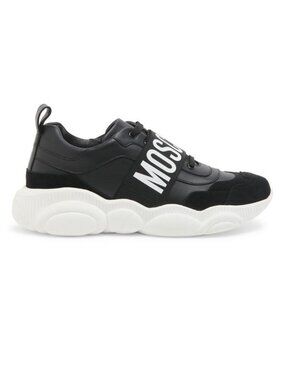 Moschino Black Logo Sneakers Men’s EU 43/US 10 $550. Brand New. Box Included.